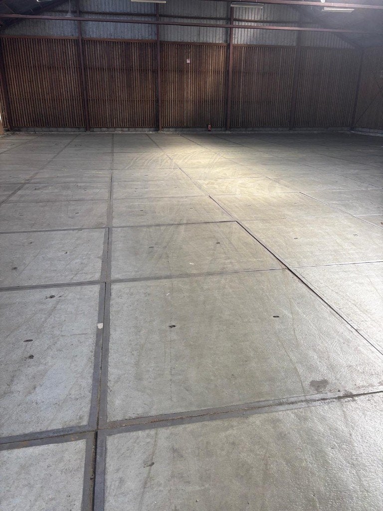 600st Gebruikte betonplaten a keus stelcon mhl 200x200x12cm, Tuin en Terras, Ophalen, Gebruikt, Overige typen, 10 m² of meer