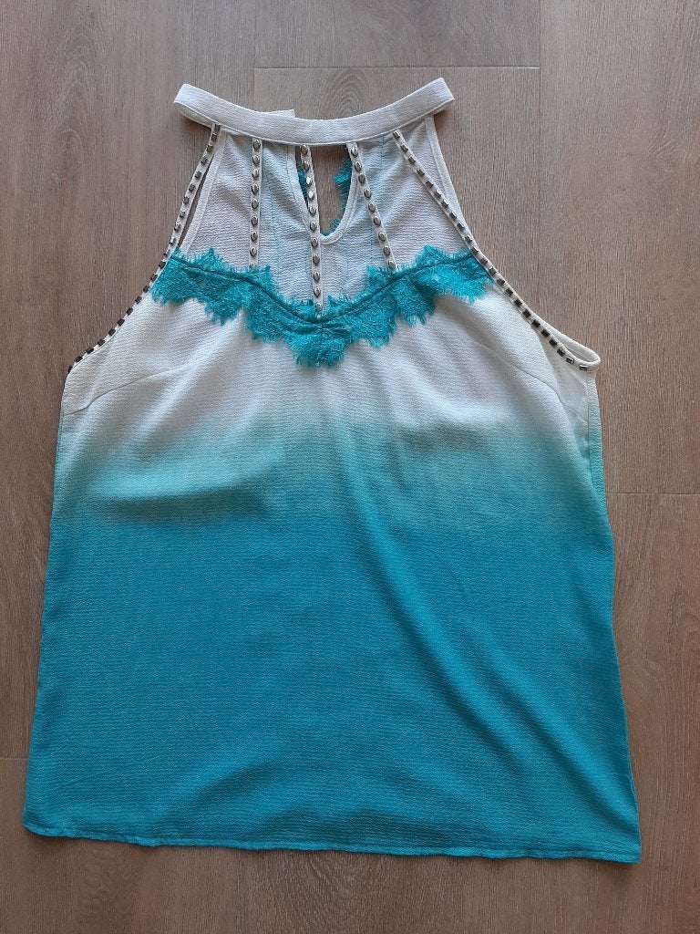 Hele mooie sierlijke top maat S merk Azara z.g.a.n., Kleding | Dames, Blauw, Nieuw, Ophalen of Verzenden, Maat 36 (S)