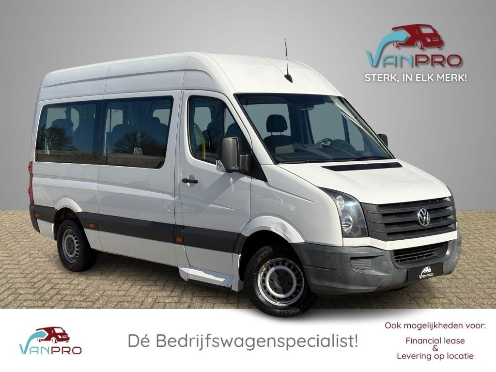 Volkswagen CRAFTER 2.0 TDi 9 persoons Rolstoelbus EURO 6  /, Gebruikt, 4 cilinders, Wit, Origineel Nederlands