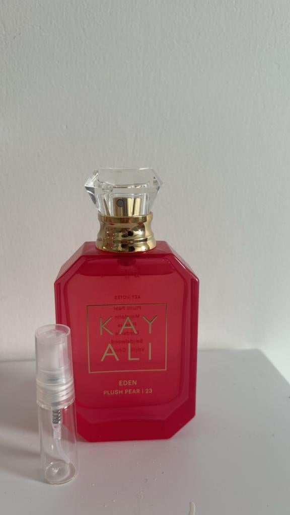Tester KAYALI Eden Plush Pear parfum, Ophalen of Verzenden, Zo goed als nieuw
