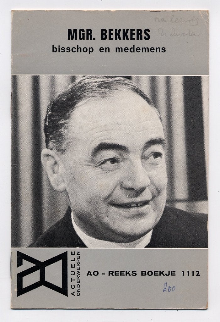 Mgr. Bekkers bisschop en medemens - St.-Oedenrode 1966 RK, Ophalen of Verzenden, Zo goed als nieuw, Religie, J.B.Th. Spaan