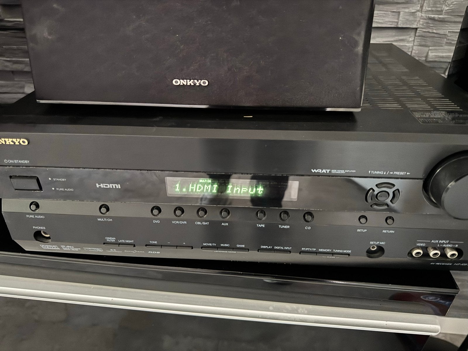 Onkyo AV Receiver HTP-558 met 5.1 luidsprekersysteem, Audio, Tv en Foto, Versterkers en Receivers, Gebruikt, Ophalen of Verzenden