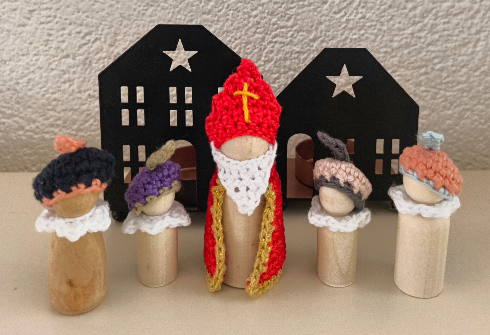 Pegdolls: Sint en zijn lieve Pietjes, Ophalen of Verzenden, Nieuw