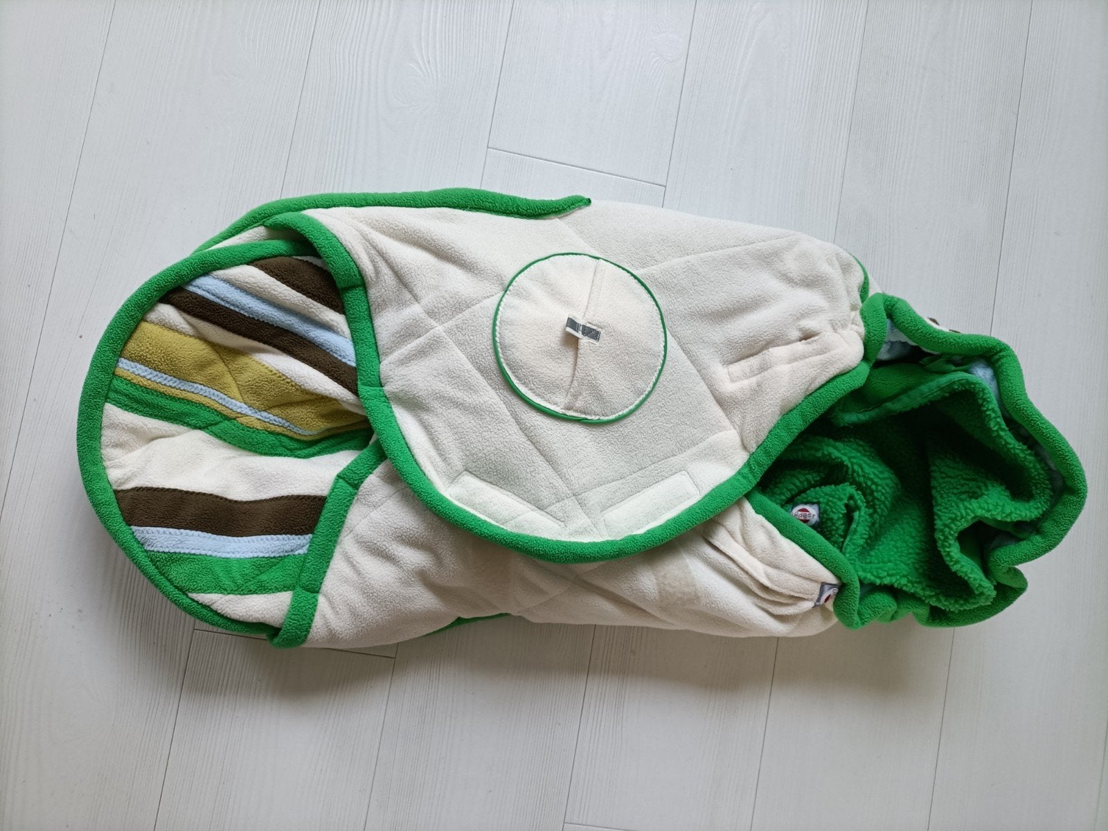 Lodger Wrapper Groen/Beige - Comfortabele Voetenzak, Ophalen of Verzenden, Beige, Voetenzak, Lodger
