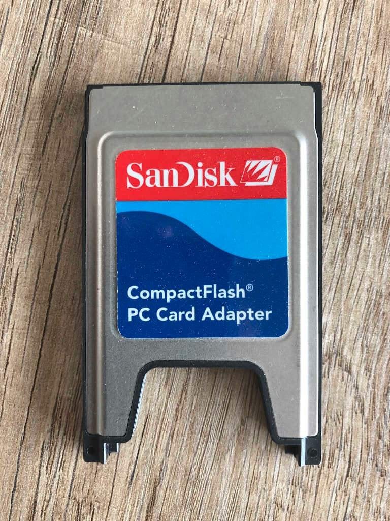 SanDisk CompactFlash PC Card Adapter, Fotocamera, CompactFlash, Gebruikt, SanDisk