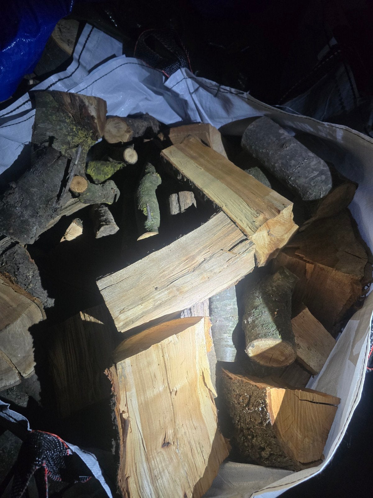 Kersen haardhout - windgedroogd en direct stookbaar, Tuin en Terras, Minder dan 3 m³, Ophalen, Overige houtsoorten, Blokken