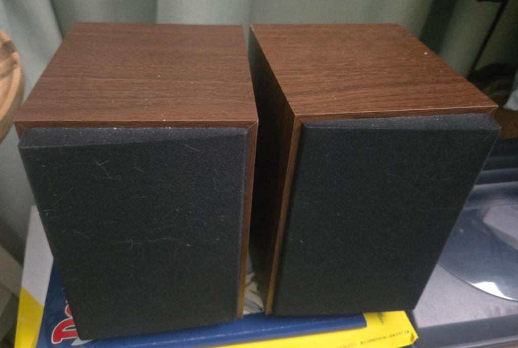 Compacte Houten Boekenplank Speakers - XAS14F (Paar), Audio, Tv en Foto, Luidsprekers, Gebruikt, Minder dan 60 watt, Front, Rear of Stereo speakers