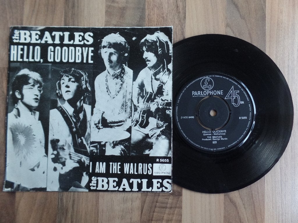 single  The Beatles - Hello, Goodbye, Cd's en Dvd's, Vinyl Singles, Ophalen of Verzenden, Gebruikt, Rock en Metal