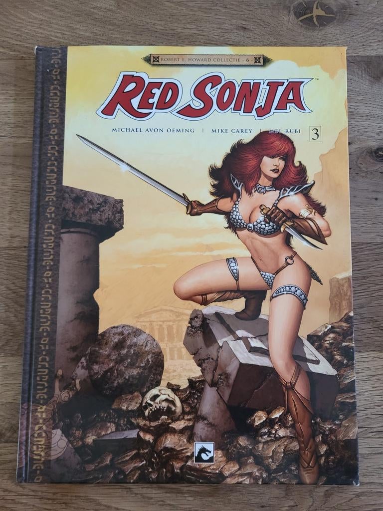 Red Sonja deel 3 - Robert E. Howard Collectief - Hardcover, Eén stripboek, Ophalen of Verzenden, Gelezen, Michael Avon Oeming, Mike Carey, Mel Rubi