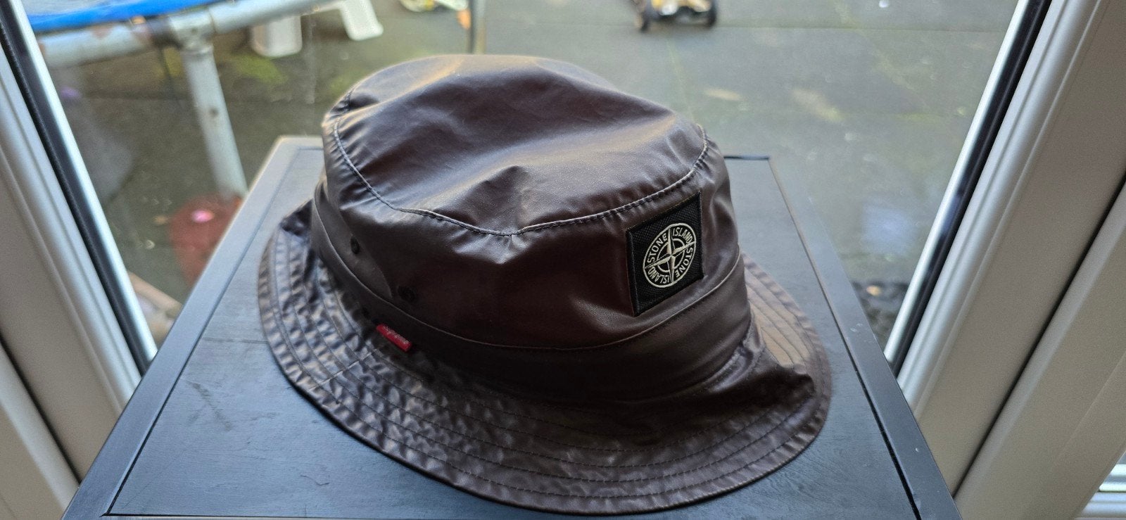 STONE ISLAND/ SUPREME HEAT REACTIVE BUCKET HAT, Ophalen of Verzenden, Zo goed als nieuw, Stone Island