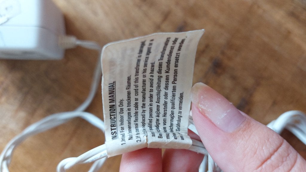 Lemax kerstdorp - Lemax stekker - AC adapter - kerst, Ophalen of Verzenden, Gebruikt