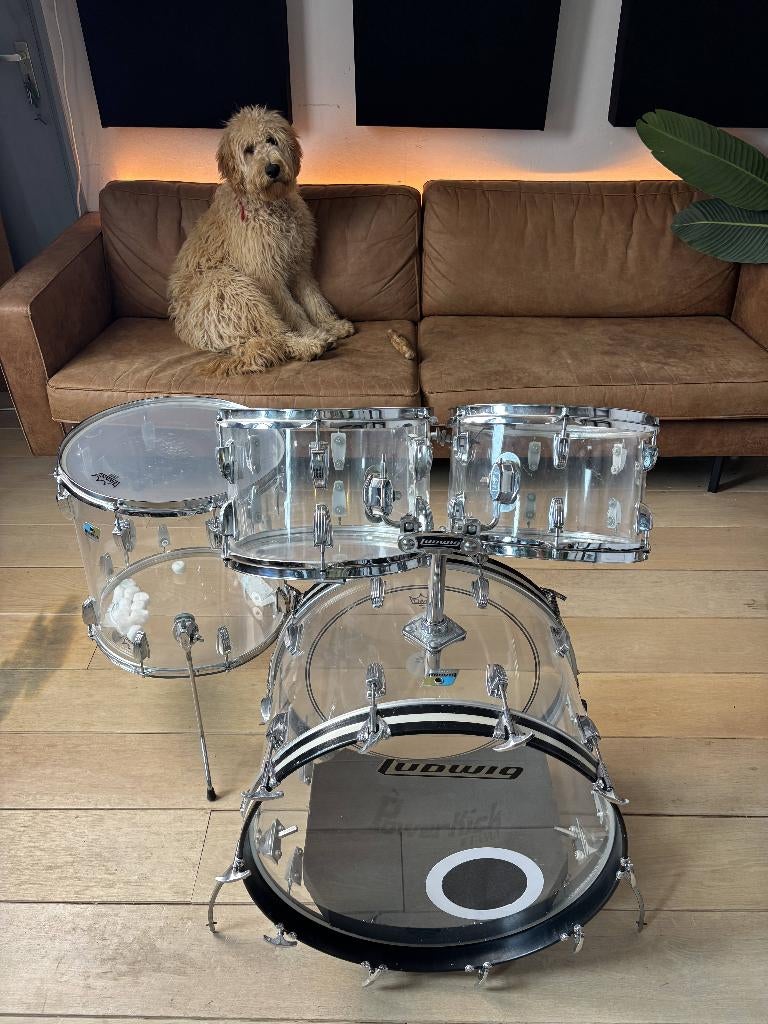 Ludwig Vistalite '70 jaren, Muziek en Instrumenten, Drumstellen en Slagwerk, Ophalen, Gebruikt, Ludwig