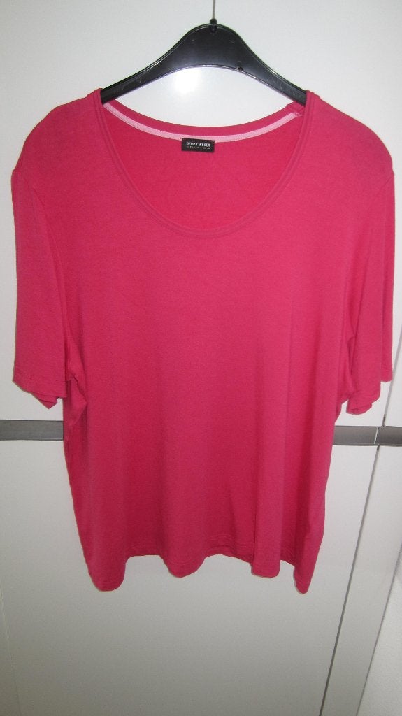 Gerry Weber roze shirt maat 46., Maat 46/48 (XL) of groter, Ophalen of Verzenden, Zo goed als nieuw, Korte mouw