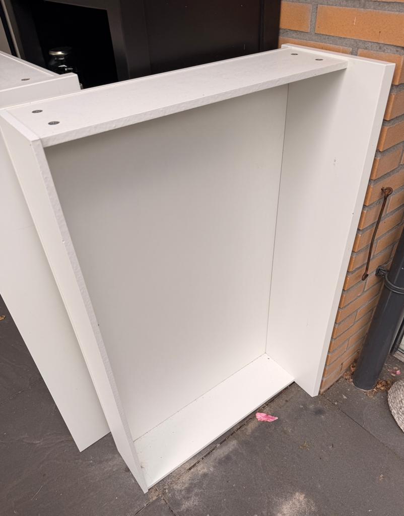 Ikea lades voor onder een bed, Ophalen, Gebruikt, Wit, Tweepersoons