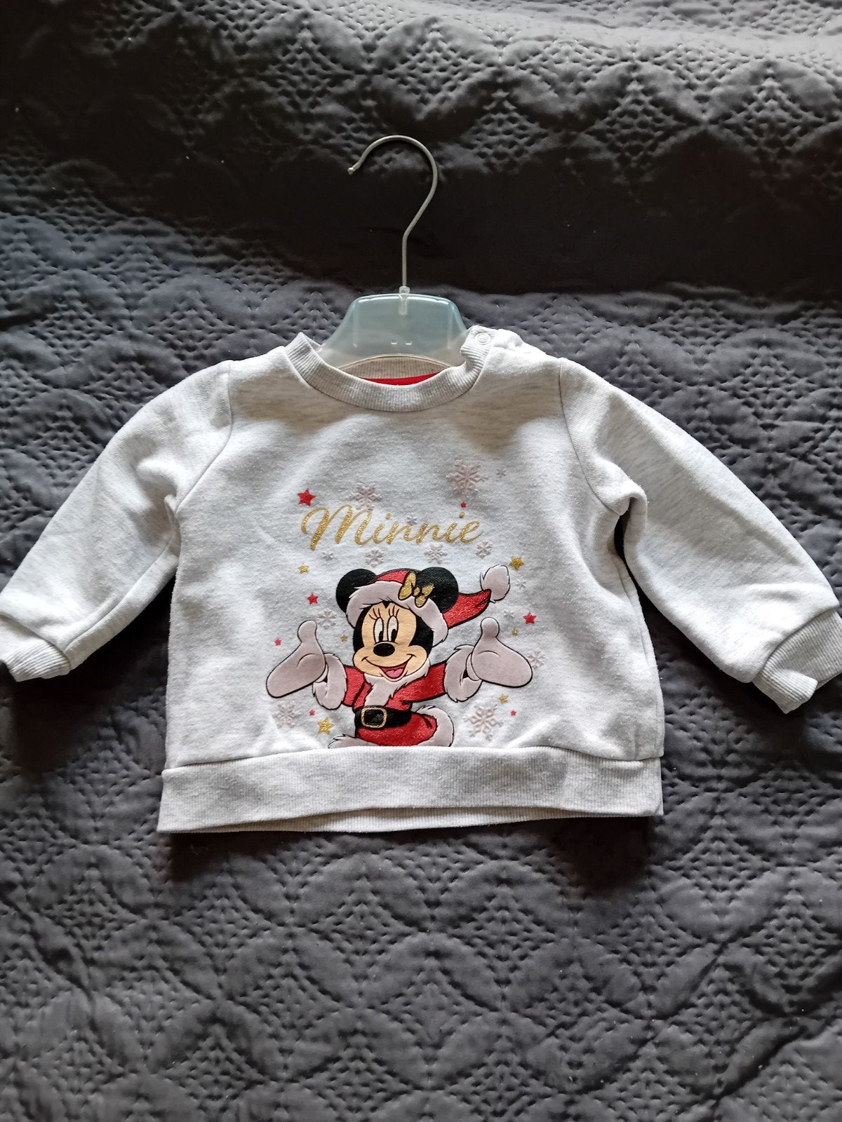 Minnie Mouse Kersttrui - Maat 74 . Primark, Gebruikt, Ophalen of Verzenden, Primark, Truitje of Vestje