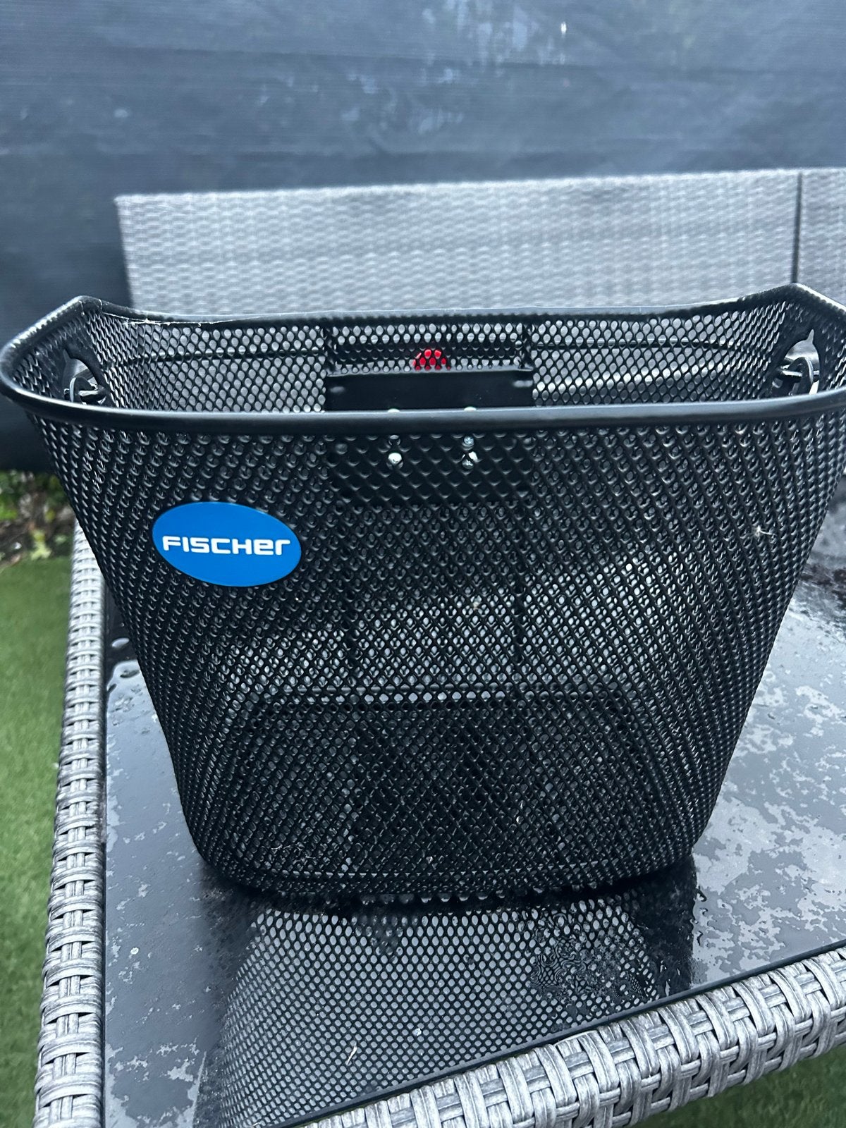 Fischer Fietsmand Zwart - Zo goed als nieuw, Ophalen of Verzenden, Zo goed als nieuw, Fietsmand, Stuurbevestiging