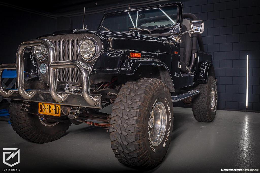 Jeep CJ-7 1977 Quadratrac AMC 360 V8 Automaat, 450 kg, CJ, Zwart, Particulier