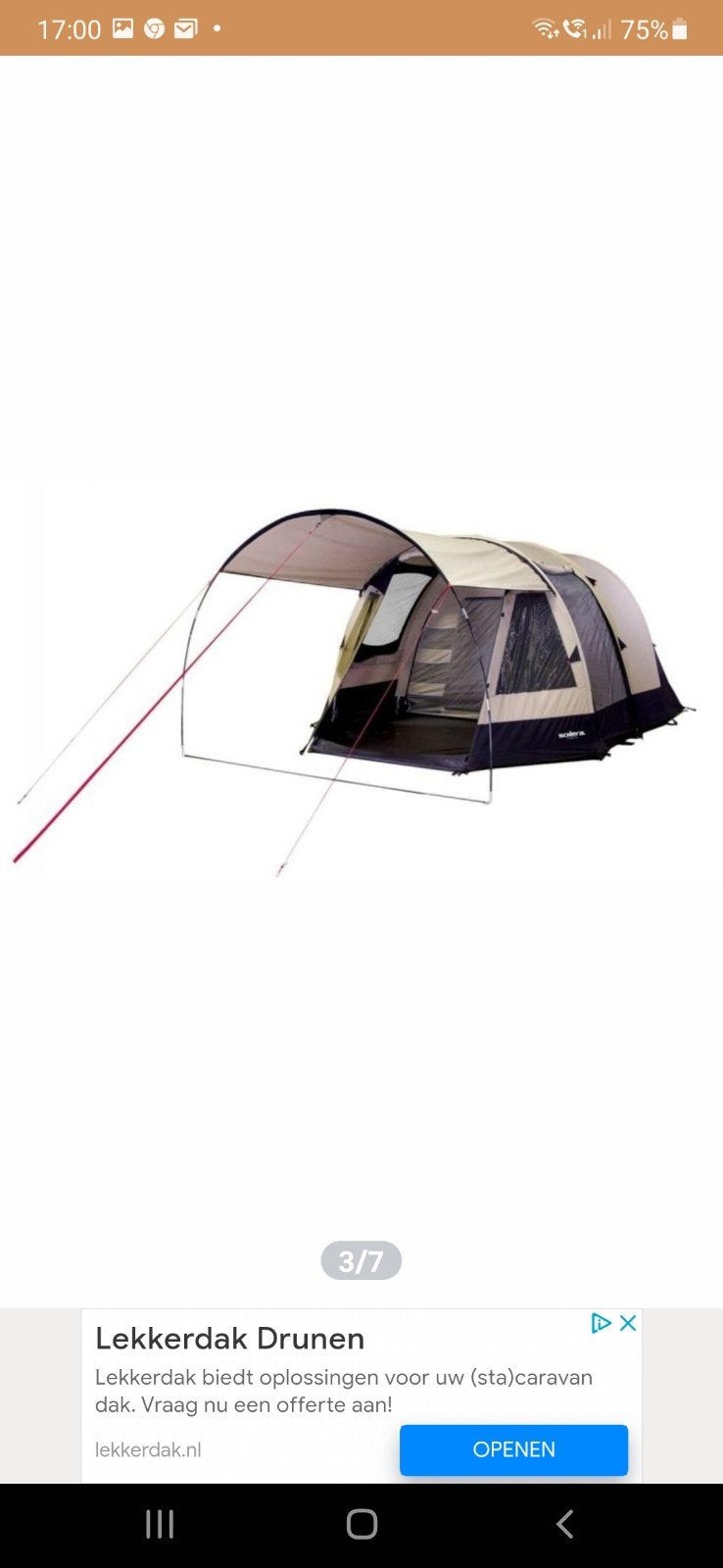 tent soilera kritiek rsc, Ophalen, Gebruikt