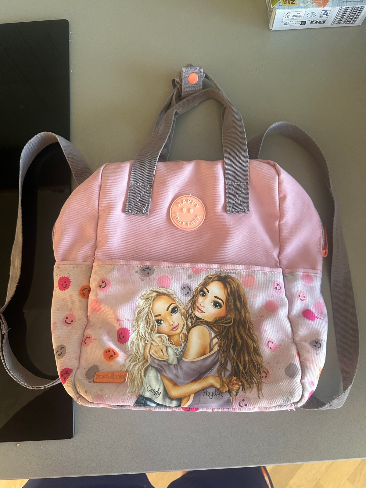 Roze TopModel rugzak voor kinderen, Overige merken, Gebruikt, Minder dan 30 cm, Ophalen of Verzenden