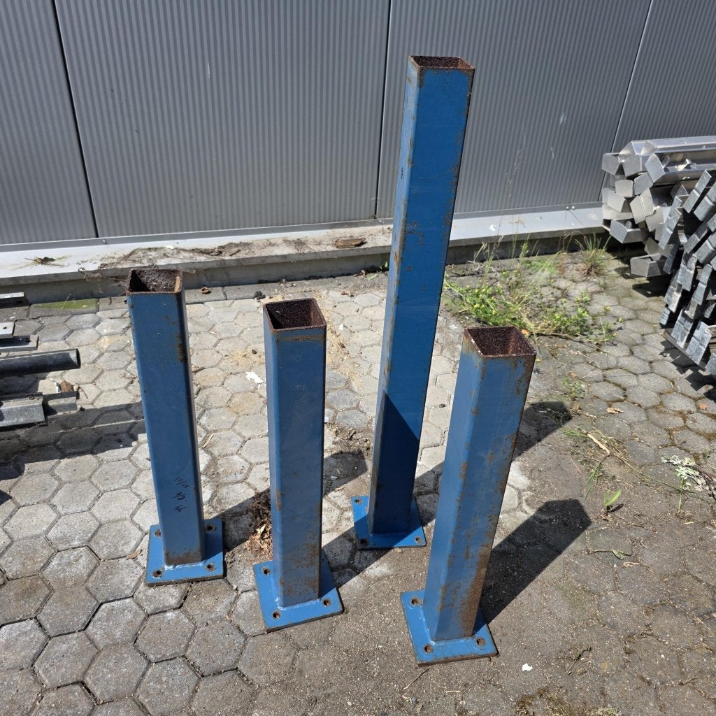 SET van 4 metalen kolommen  80x80 mm  / 150x150 mm voetplaa, Doe-het-zelf en Verbouw, Metalen, Niet ingevuld, Gebruikt, Niet ingevuld