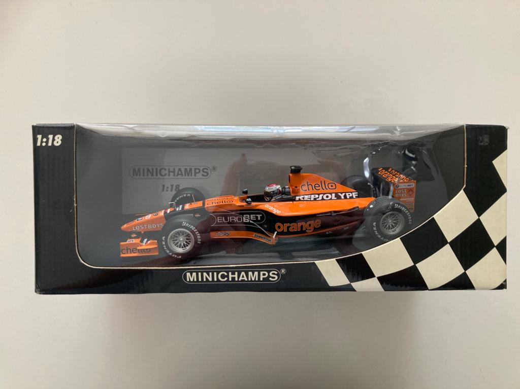Jos verstappen 1/18 arrows supertec a21, Ophalen of Verzenden, Nieuw, Formule 1