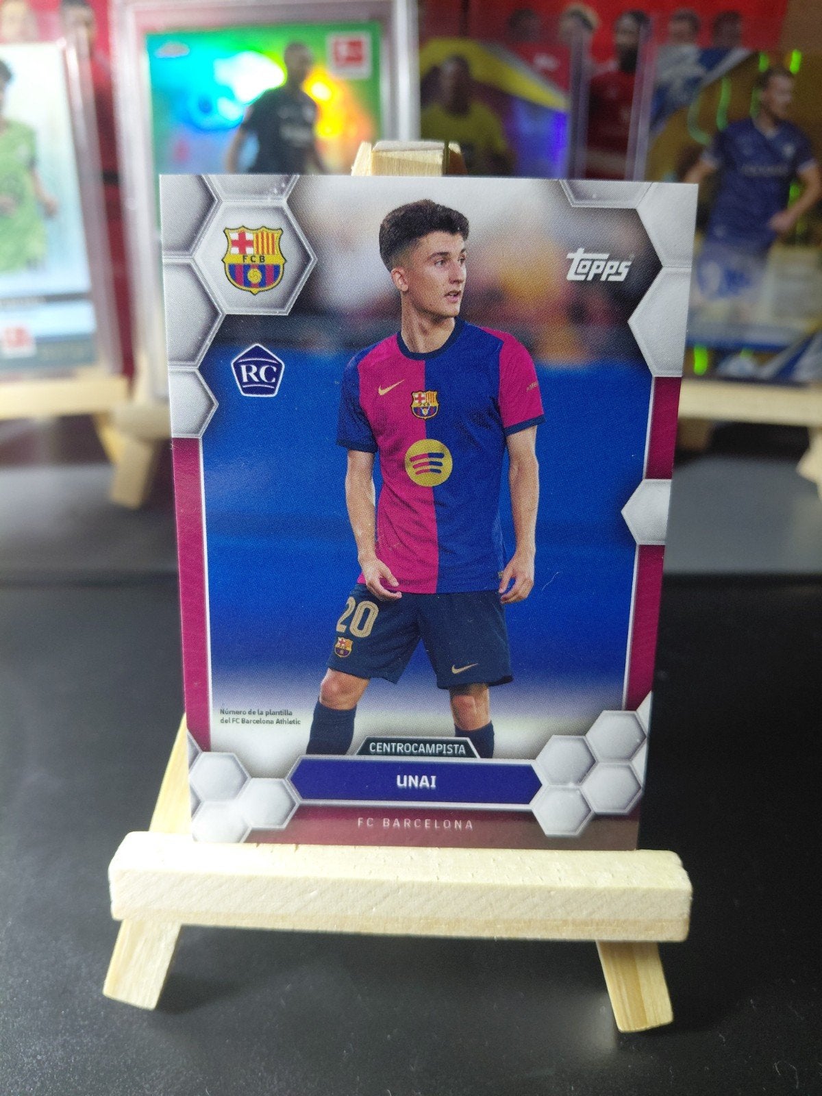 unai ROOKIE (fc barcelona) topps, Verzamelen, Sportartikelen en Voetbal, Ophalen of Verzenden, Nieuw, Buitenlandse clubs, Spelerskaart