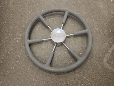 Stuurwiel met polyurethaan hoepel D:45cm