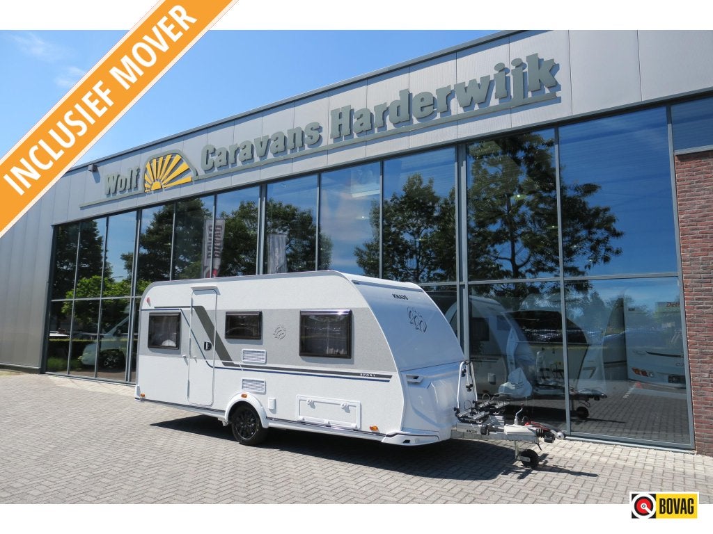 Knaus Sport 460 EU MOVER+FIETSENDRAGER, Standaardzit, Bedrijf, 4 tot 5 meter, Knaus