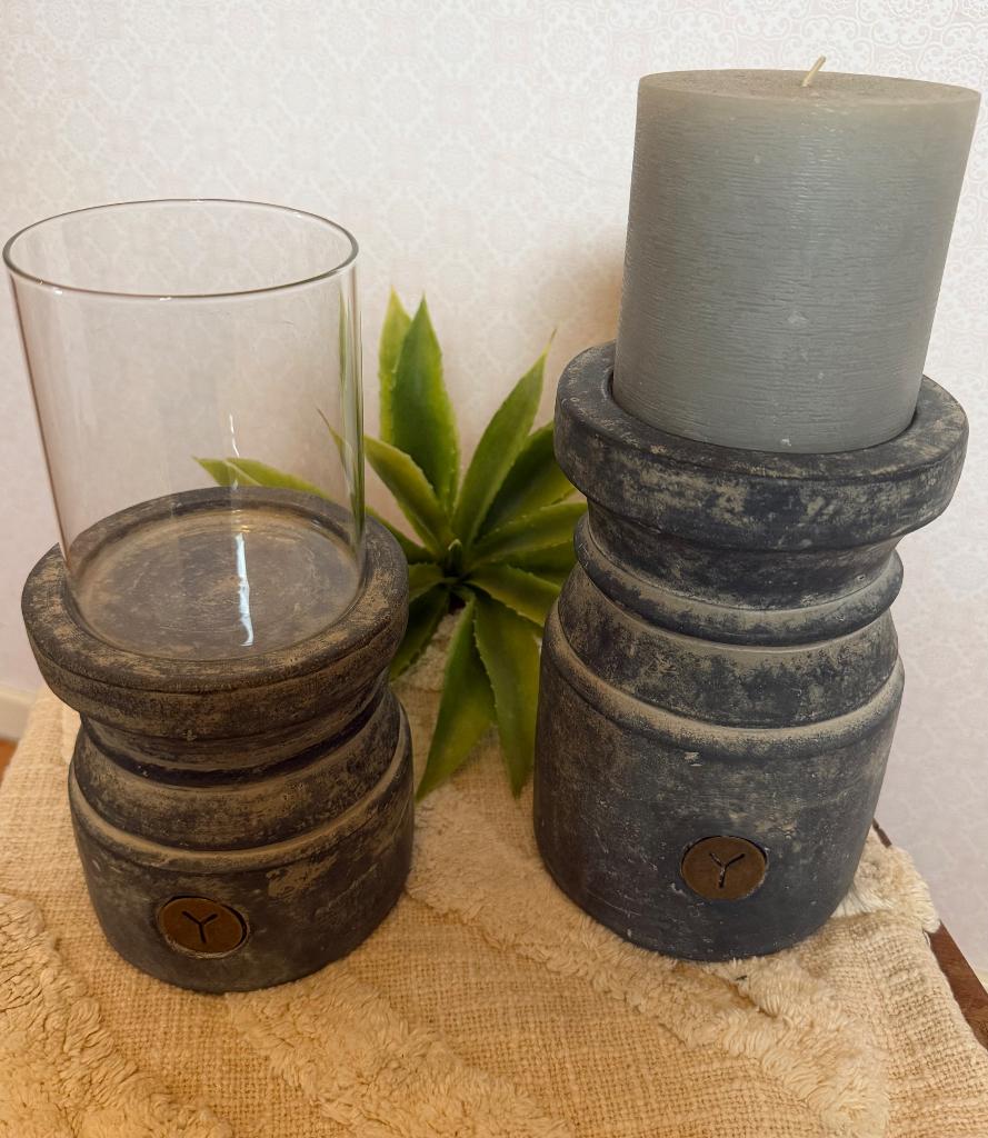 Kandelaars Brynxz, Overige materialen, Blauw, Nieuw, Ophalen of Verzenden