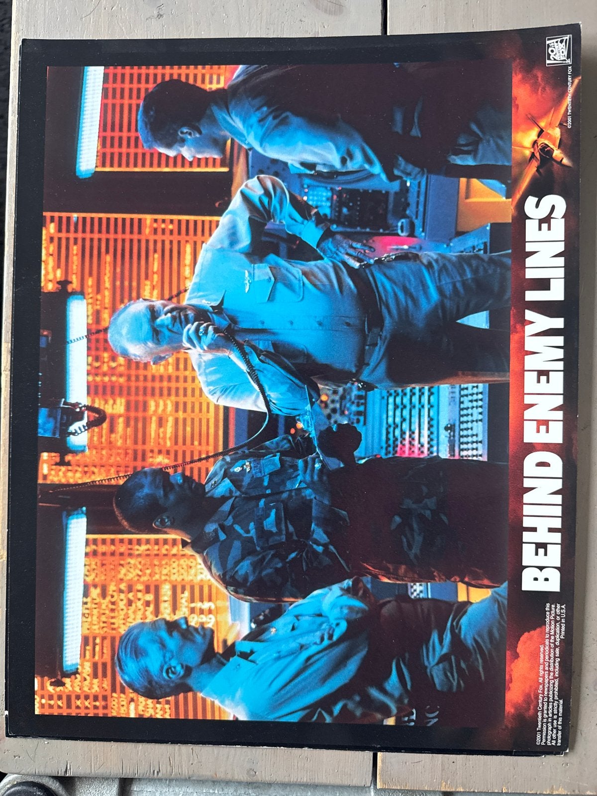 Filmposter Behind Enemy Lines - Origineel 28x36 inch, Verzamelen, Posters, Deurposter of groter, Ophalen of Verzenden, Film en Tv