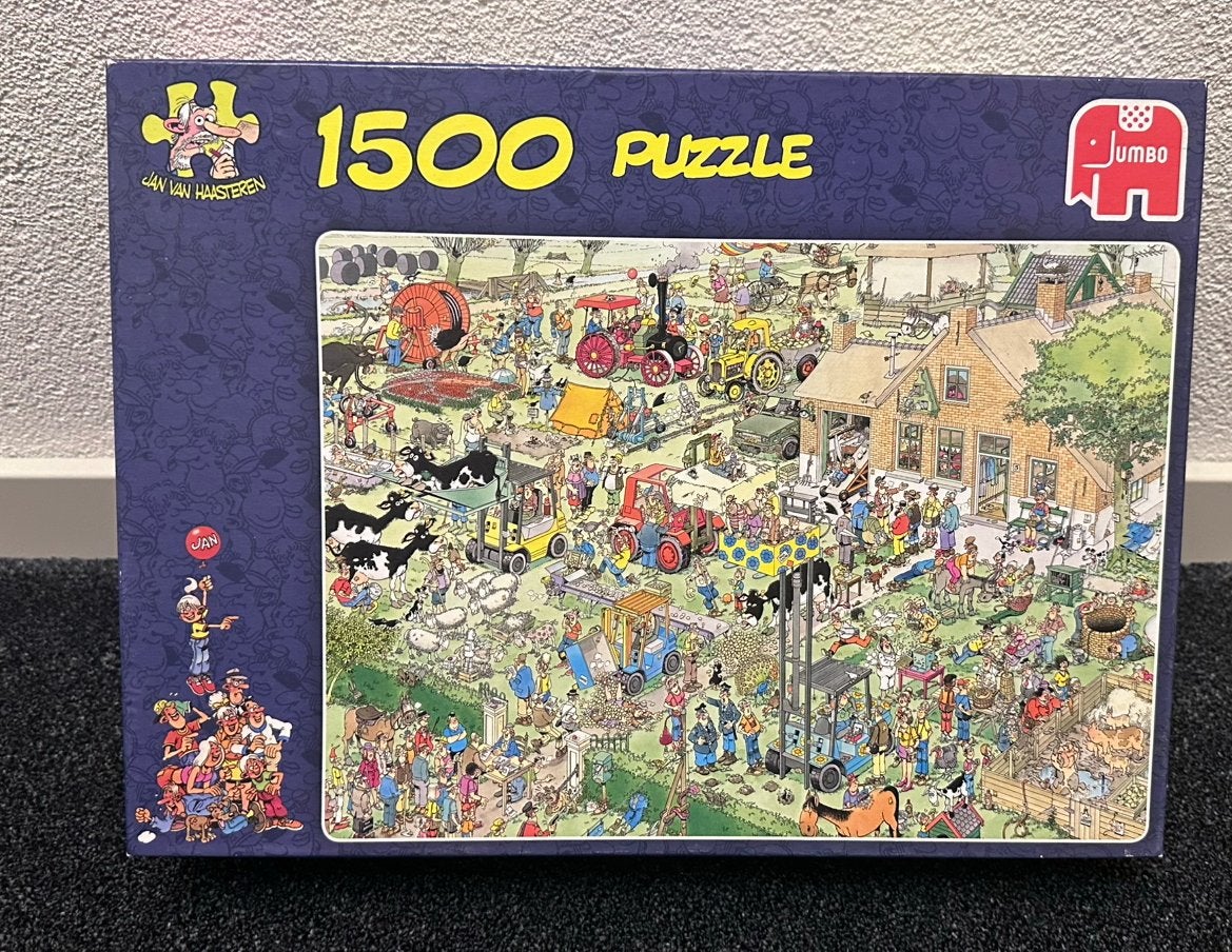 Jan van Haasteren puzzel 1500 stukjes BOEDERIJ BEZOEK