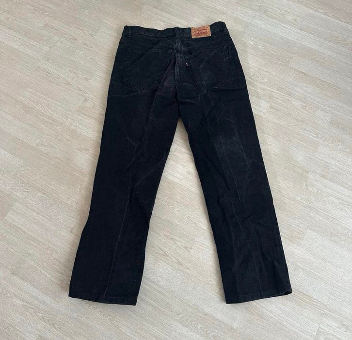 Levi’s jeans 501 34 w 32.l gedragen zwart met was sporen, Ophalen of Verzenden, Gedragen, Zwart, W33 - W36 (confectie 42/44)
