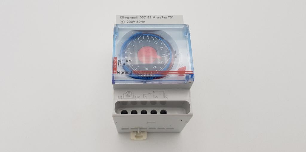 Legrand Microrex T31 Groepenkast Schakelklok 250V 16A (1x), Gebruikt, Legrand, Onbekend, Ophalen of Verzenden
