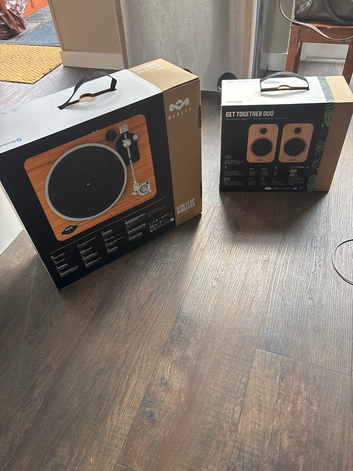 House of Marley Stir It Up Wireless platenspeler met speaker, Ophalen of Verzenden, Zo goed als nieuw, Platenspeler, Overige merken