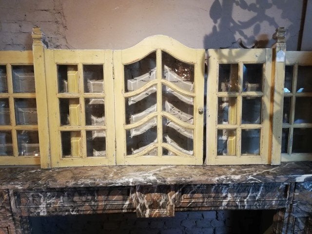 vitrine panelen, Ophalen
