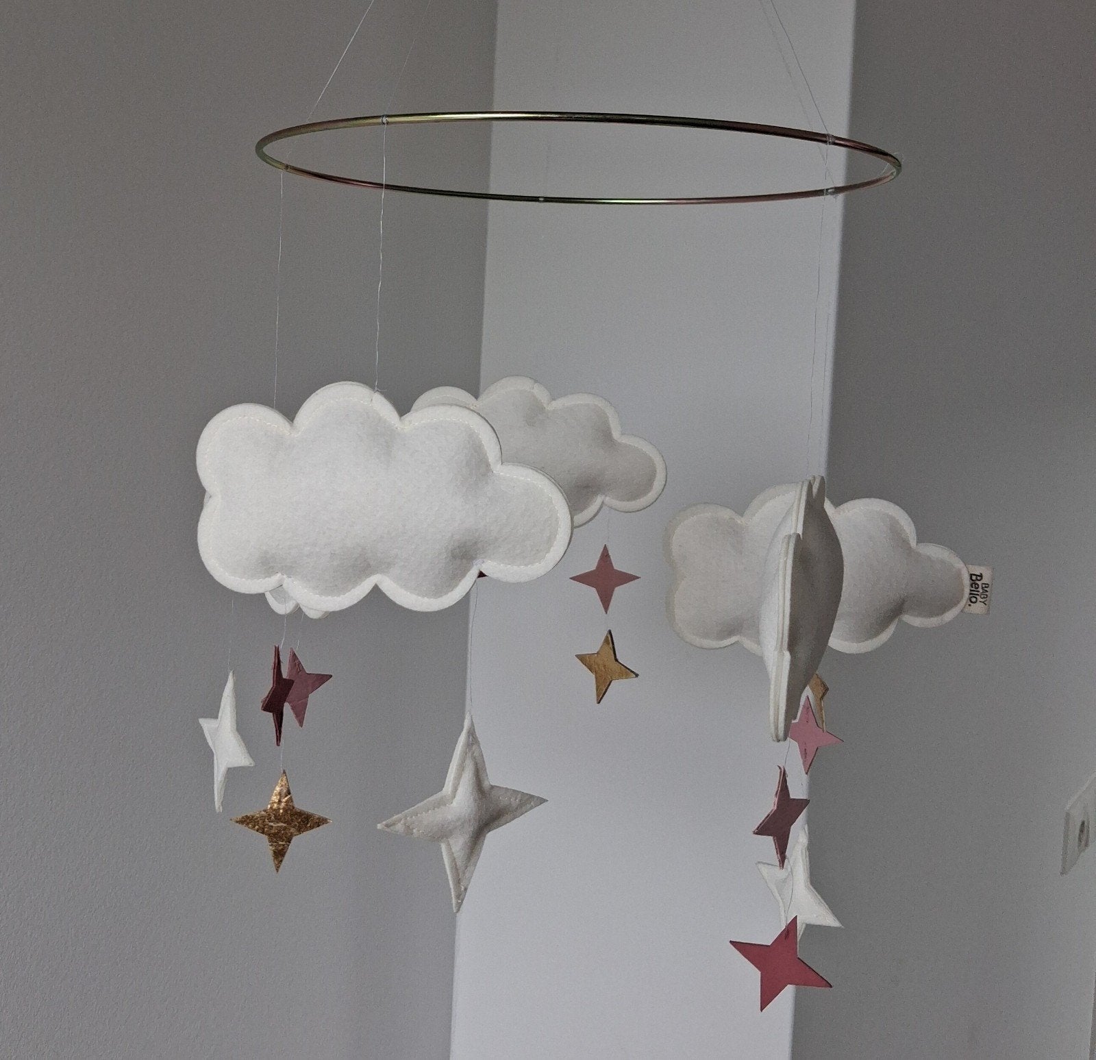 Baby Bello Fantasy Clouds Boxmobiel Babymobiel Muziekmobiel, Ophalen of Verzenden