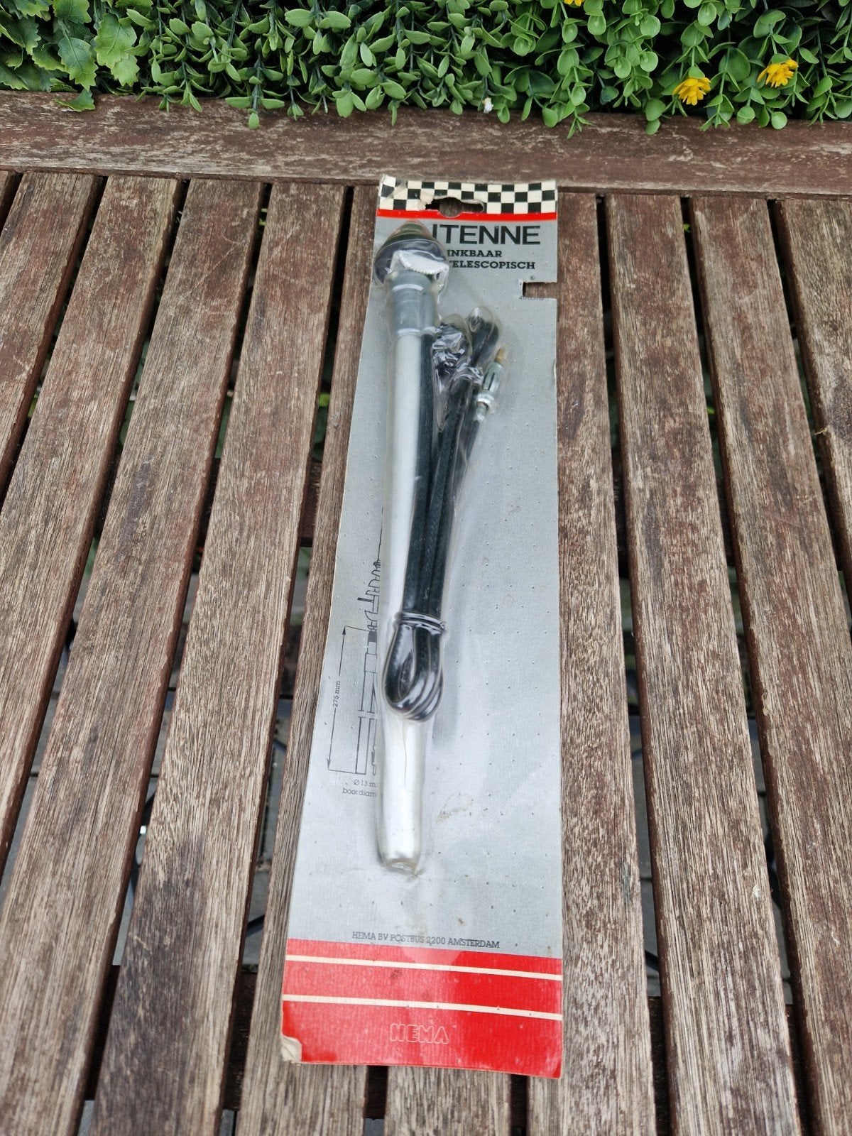 radio antenne auto oldtimer, Ophalen