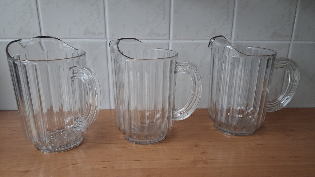 3x Retro Rummermaid waterkan | sapkan | melkkan  1.8 liter, Overige merken, Ophalen of Verzenden, Zo goed als nieuw, Overige stijlen