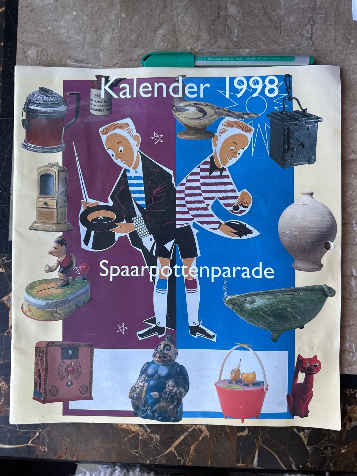 Spaarpottenparade kalender 1998!, Ophalen of Verzenden, Maandkalender, Zo goed als nieuw