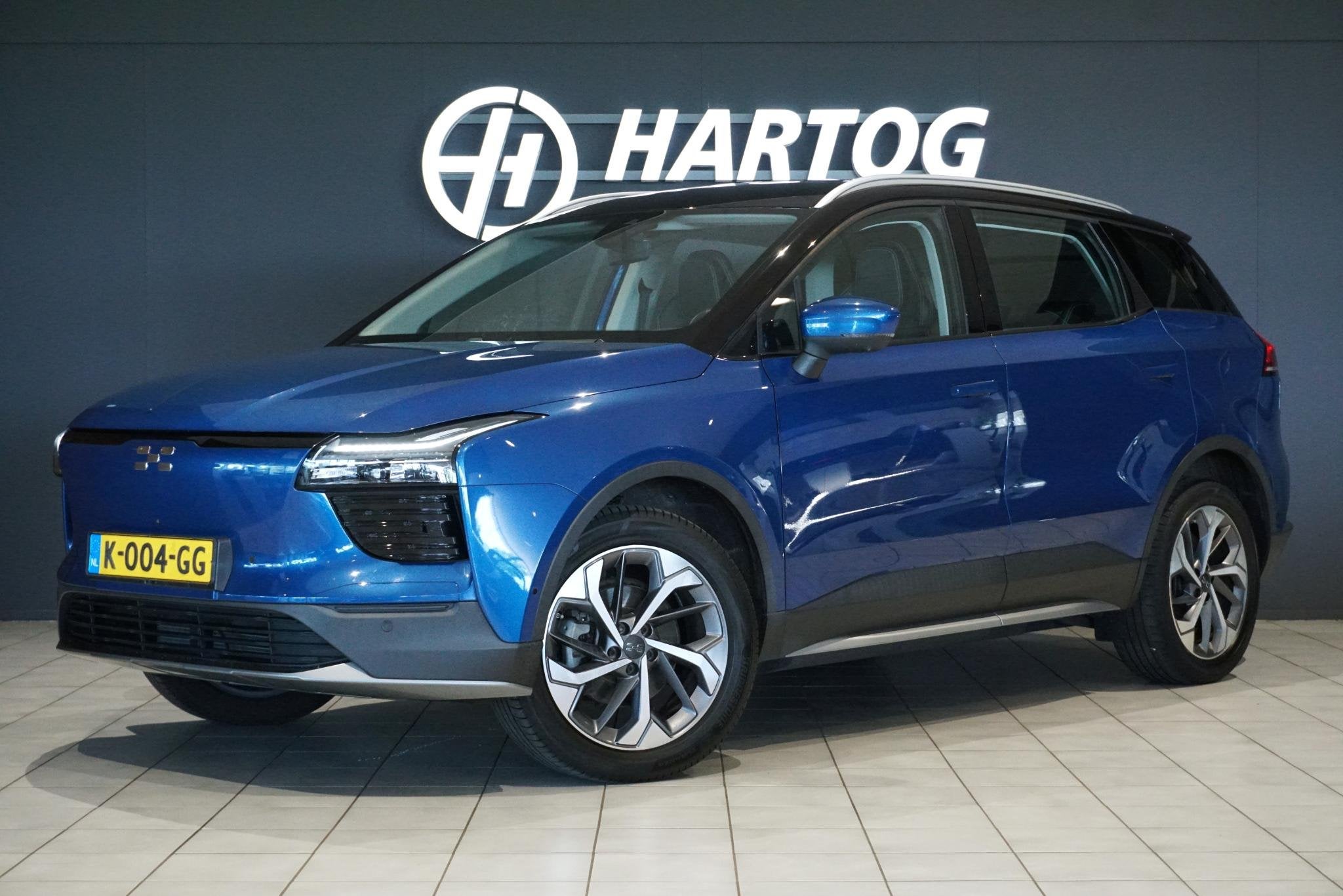 Aiways U5 63kWh Showroom + 360 CAMERA / DODEHOEK / APPLE CAR, Auto's, Aiways, U5, Gebruikt, Blauw, 63 kWh