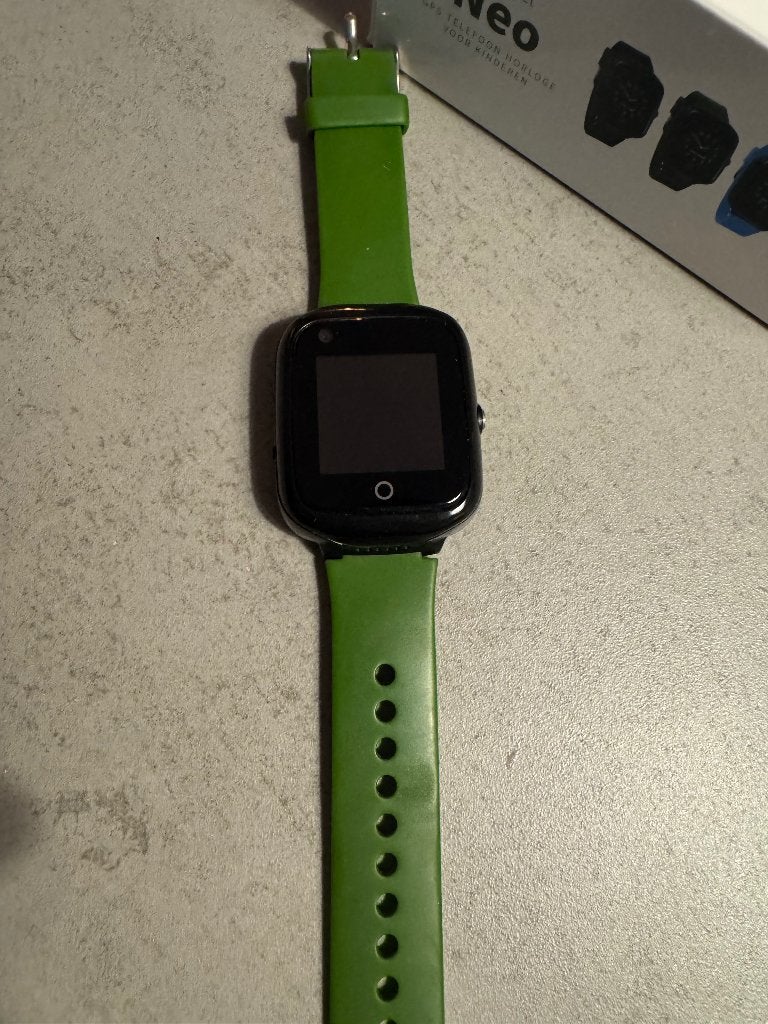 One 2 track gps horloge  NEO, Ophalen, Gebruikt, Groen, Jongen of Meisje