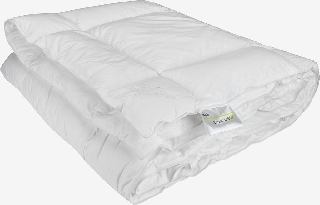 Synthetisch dekbed 140x200 Høie DOWNFEEL warm 2x1 persoons, Ophalen, Eenpersoons, Wit, Nieuw