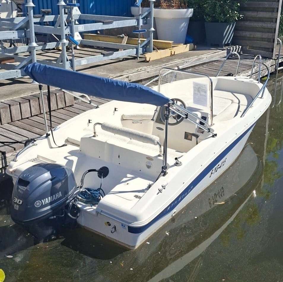 Mooie Consoleboot met moderne Yamaha 30 pk viertakt motor, Watersport en Boten, Overige merken, Gebruikt, Elektrische start, Niet ingevuld