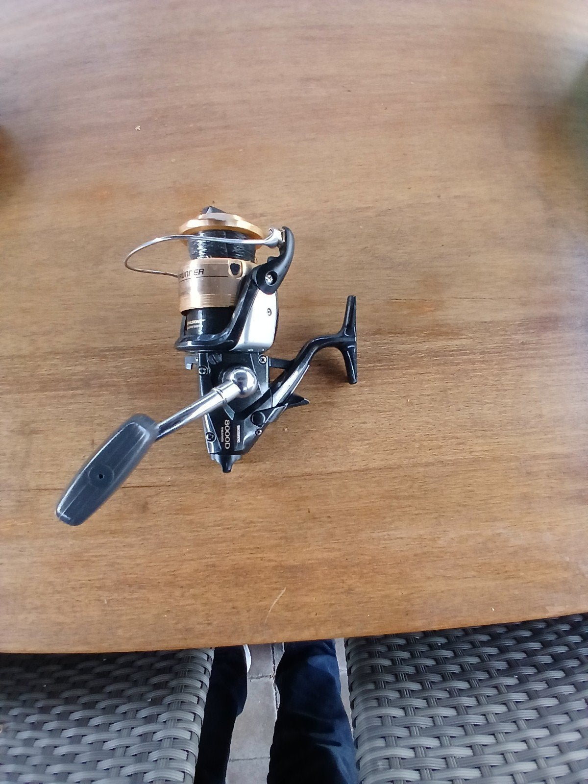 3 stuks Shimano molens 8000, Ophalen, Gebruikt, Molen