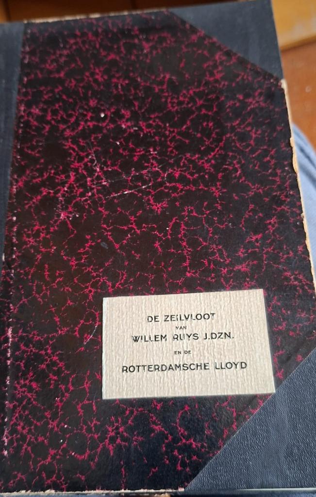 De Zeilvloot van Willem Ruys J.Dzn. en de Rrdamsche Lloy, Verzamelen, Scheepvaart, Ophalen of Verzenden