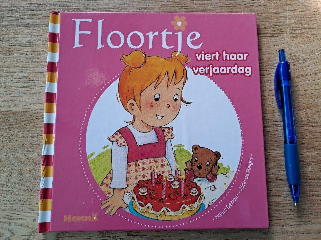 FLOORTJE VIERT HAAR VERJAARDAG. NANCY DELVAUX., Gelezen, Fictie algemeen, Jongen of Meisje, Ophalen of Verzenden