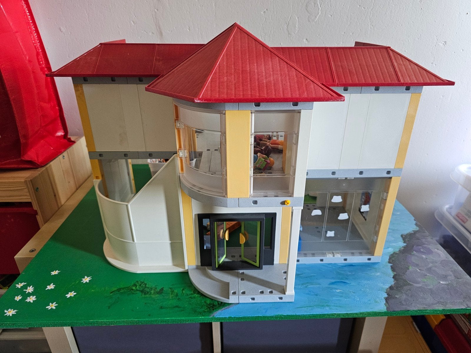 Grote school + gymzaal playmobil, Kinderen en Baby's, Speelgoed | Playmobil, Ophalen