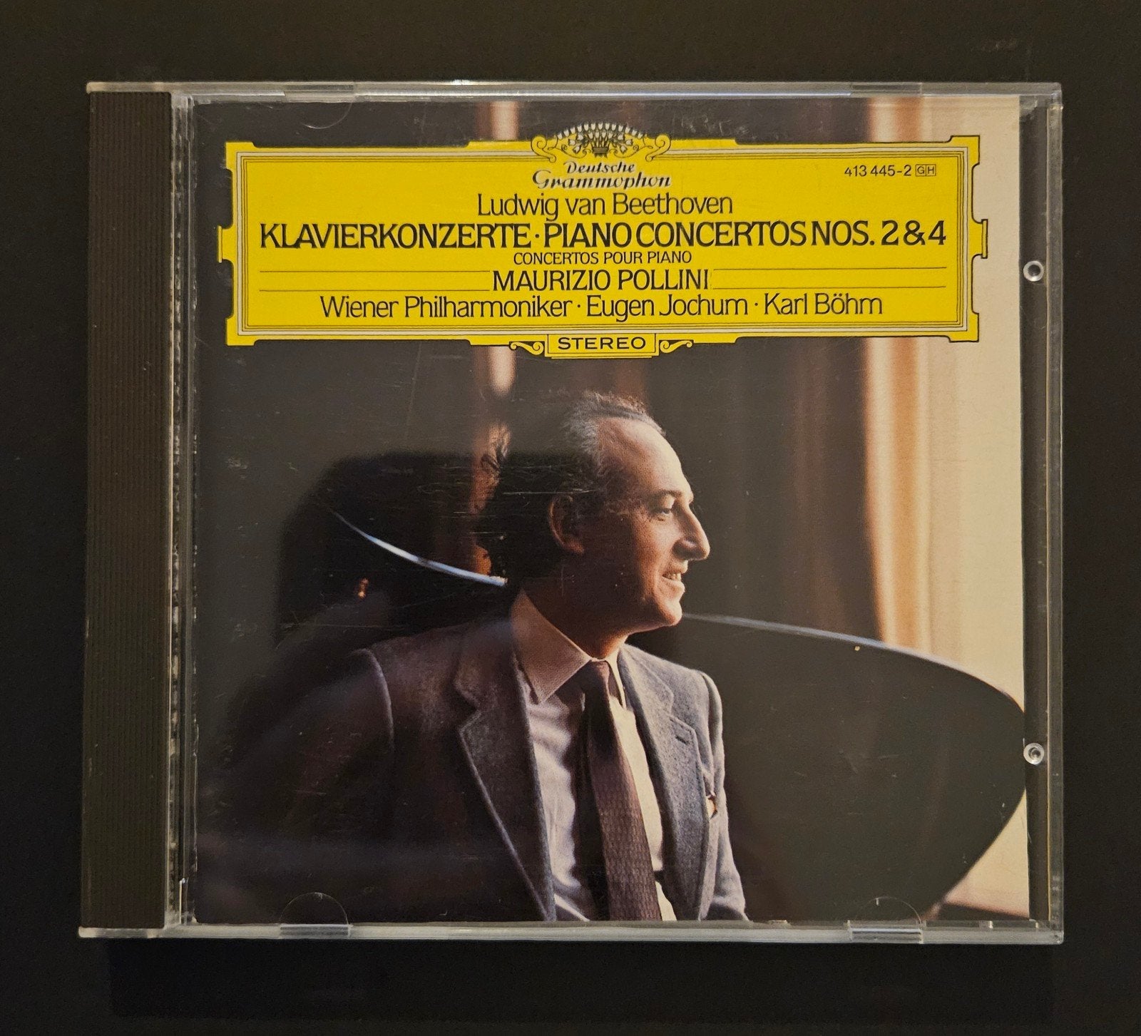 Ludwig van Beethoven – Pianoconcerten nr. 2 & 4 – Pollini /, Ophalen of Verzenden, Classicisme, Zo goed als nieuw, Orkest of Ballet