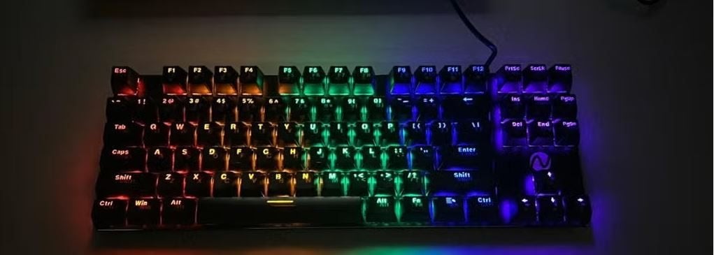NIEUW Game toetsenbord Gaming toetsenbord NEXIBO, Computers en Software, Toetsenborden, Nieuw, Qwerty, Bedraad, Gaming toetsenbord