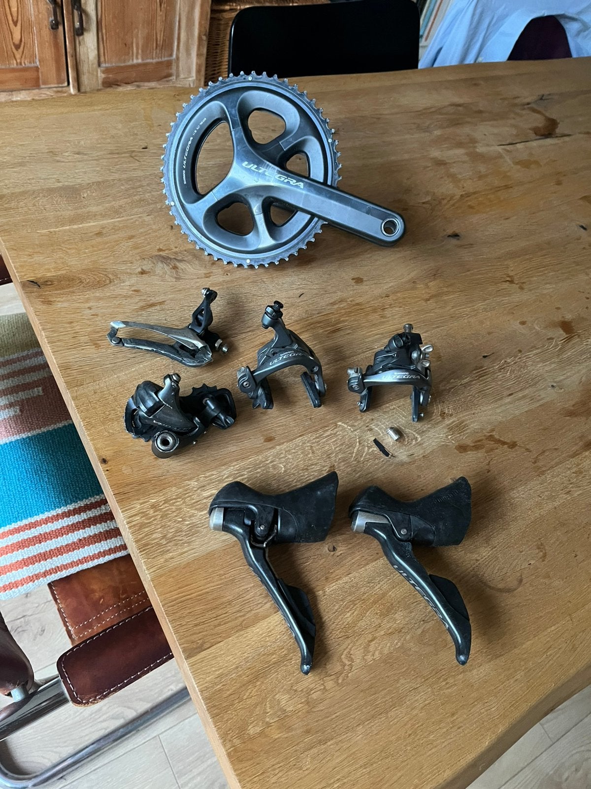 Ultegra 6800 groepset, Ophalen of Verzenden, Gebruikt, Racefiets, Overige materialen